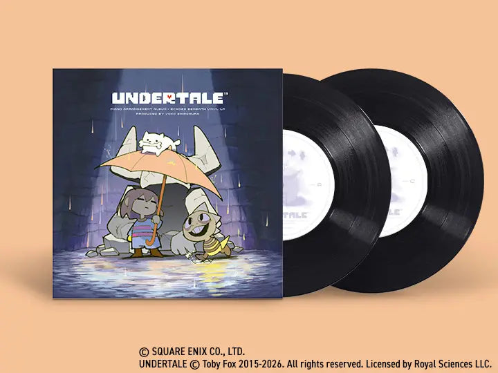 UNDERTALE Piano Arrangement Album: Echoes Beneath (Vinyl)