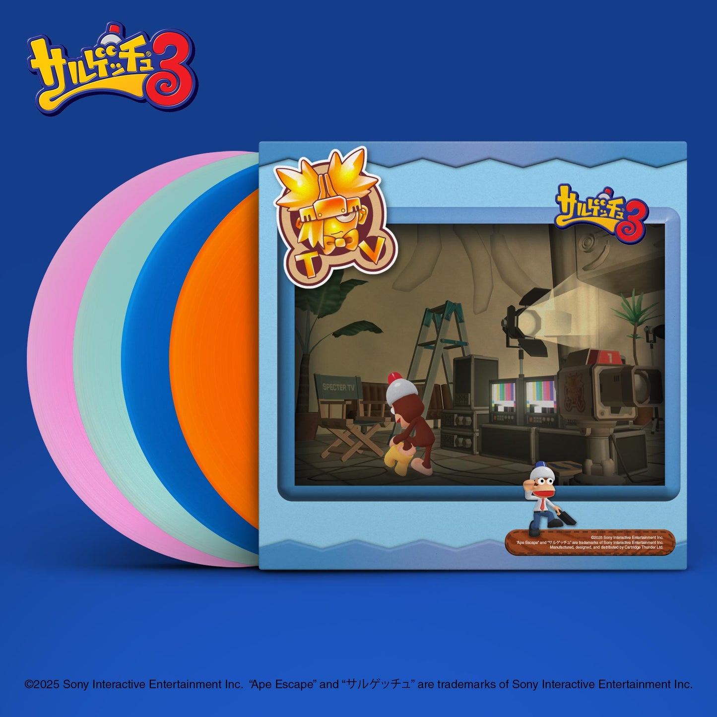Soichi Terada: Ape Escape 3 Originape Soundtracks in a Box (4XLP)