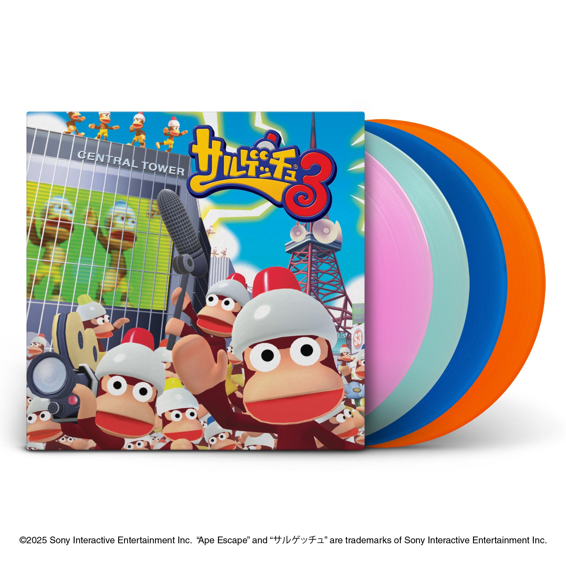 Soichi Terada: Ape Escape 3 Originape Soundtracks in a Box (4XLP
