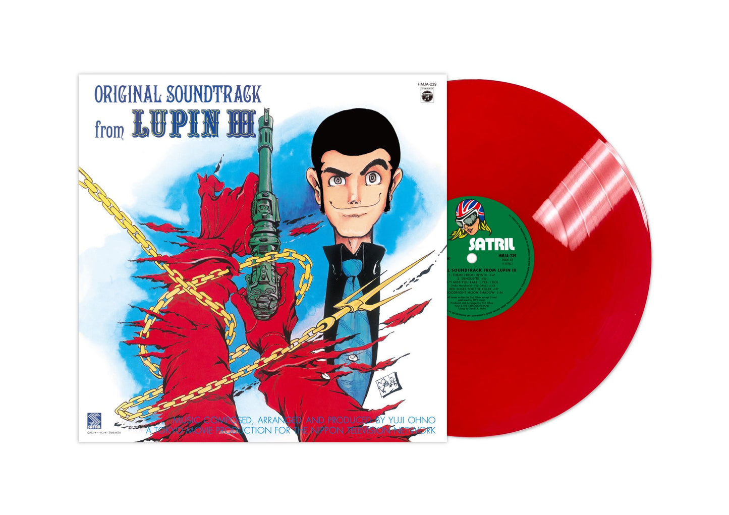 Lupin the Third Original Soundtrack (Clear Red Vinyl)