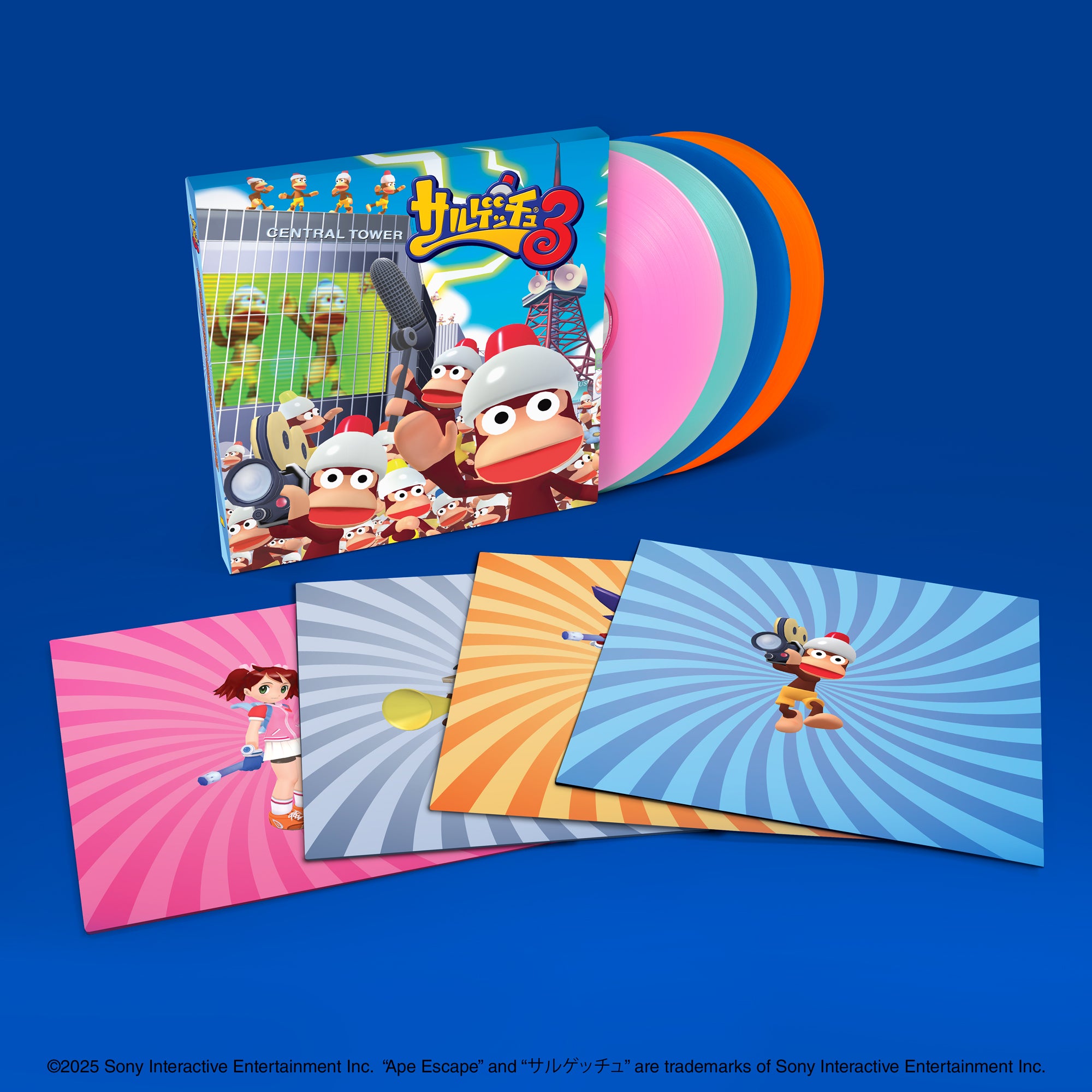 Soichi Terada: Ape Escape 3 Originape Soundtracks in a Box (4XLP
