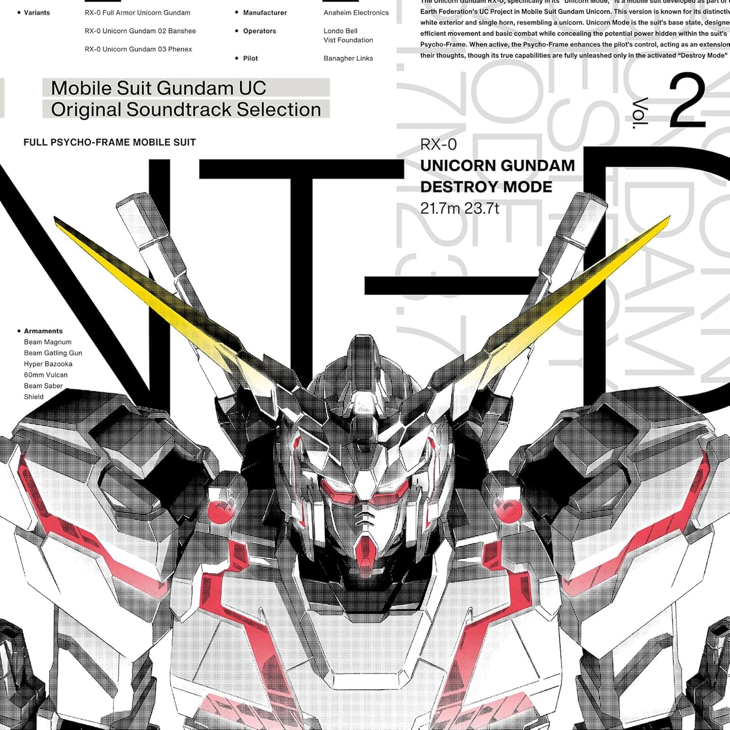 Mobile Suit Gundam Unicorn Original Soundtrack Selection Vol. 2